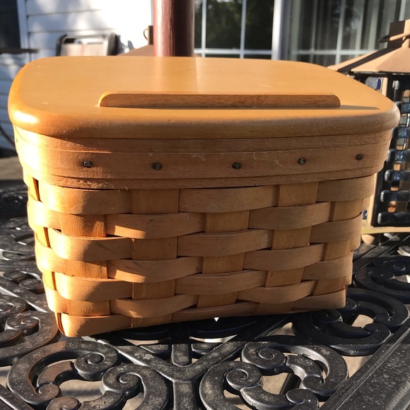 Longaberger Other - Longaberger Recipe Basket & Lid (1996) Longaberger Other - Longaberger Recipe Basket & Lid (1996)